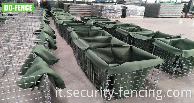 Galvanizzato di difesa militare saldata Mesh Gabion